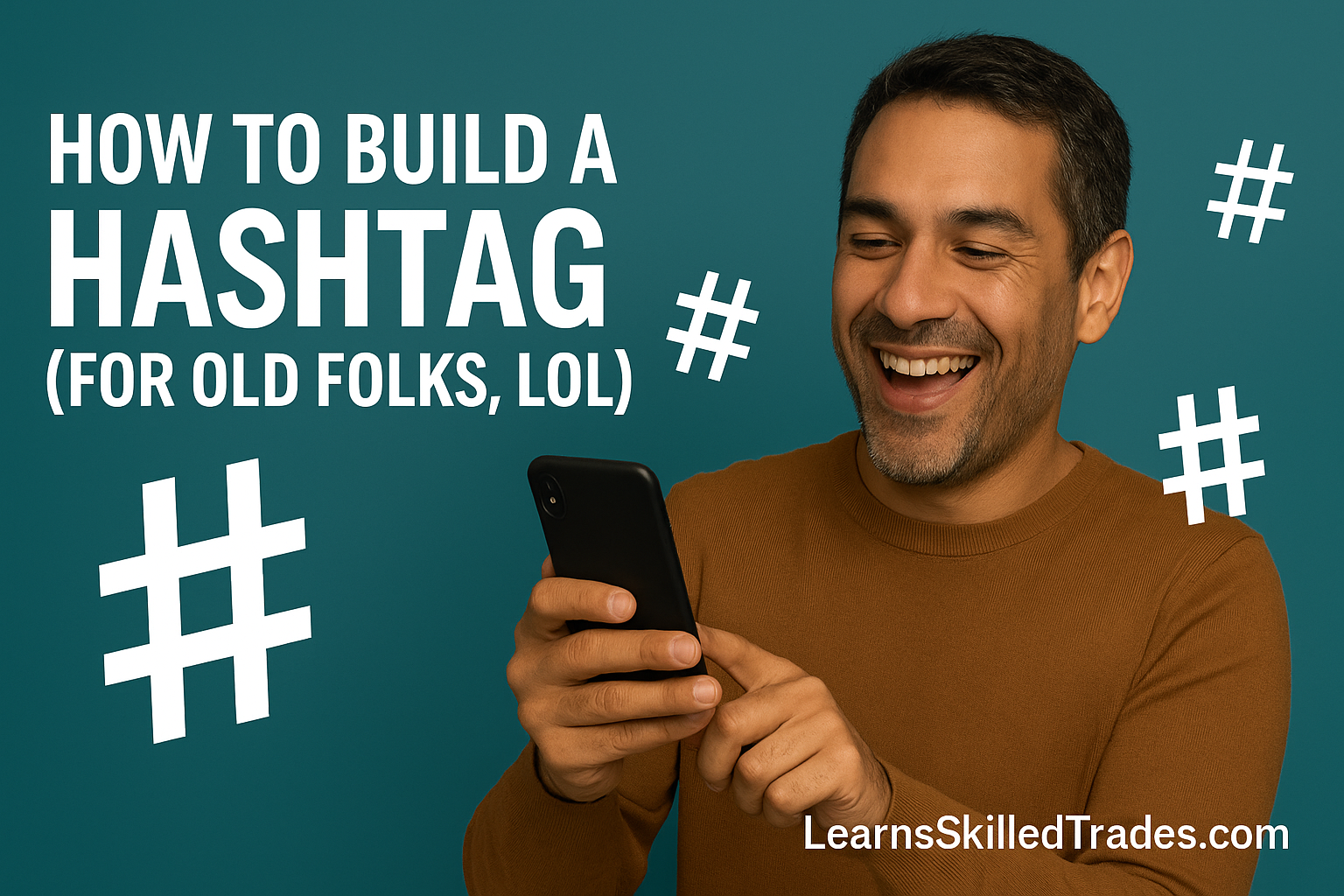 How to Build a Hashtag (For Old Folks, LOL)