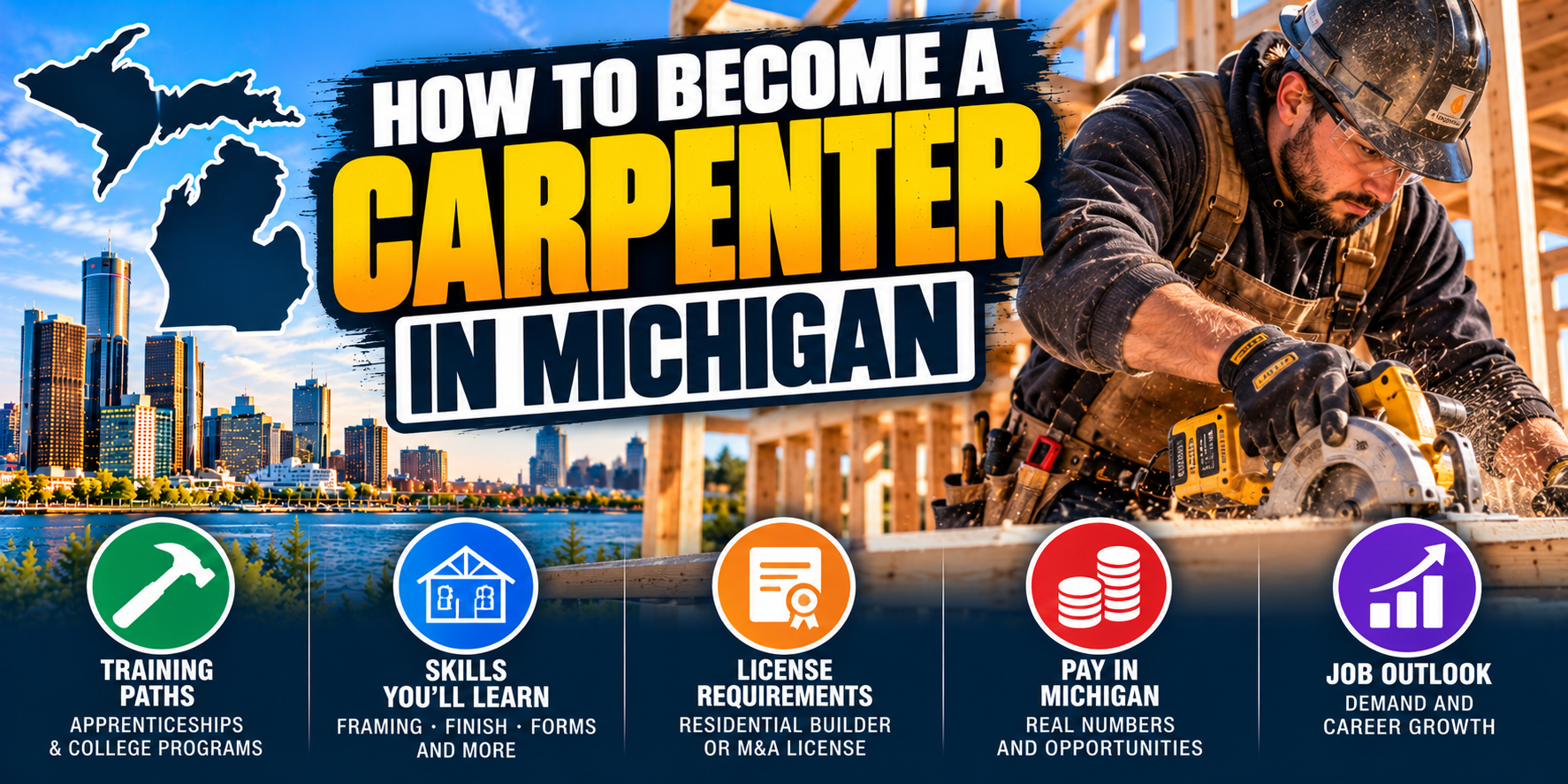 How to Become a Carpenter in Michigan