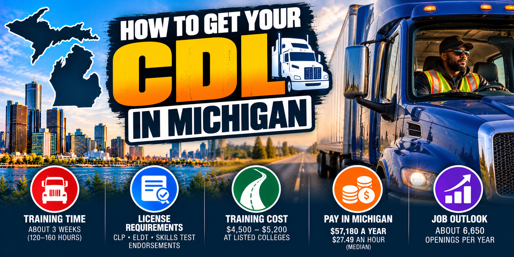 How to Get Your CDL in Michigan